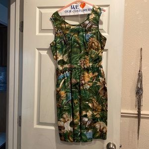 Retrolicious dinosaur print dress